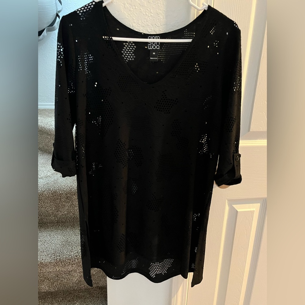 CLARA SUNWOO Black Knit dress